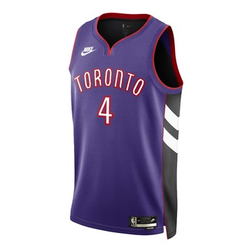 【NIKE】TOR MNK DF SWGMN JSY HWC 24 男款 籃球背心 NBA 暴龍隊 黑紫色-FQ4692504