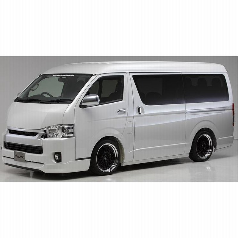 200系ハイエース4〜7型ワイドボディ】フロントリップスポイラーVer4未塗装(エセックス/ESSEX・CRS) | LINEブランドカタログ