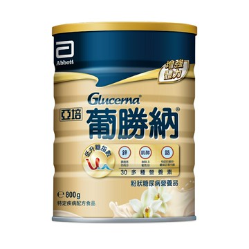 亞培 葡勝納 穩康粉狀糖尿病營養品-香草口味 (800g/罐)｜原３重強護配方新升級【杏一】