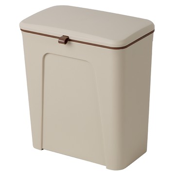 [家速配]好室喵瑪奇朵壁掛式滑蓋垃圾桶-8L(顏色隨機出貨)