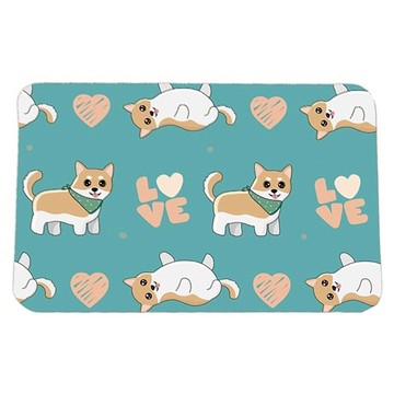 FAmILyLIFE 生活 奈米硅藻土速乾防滑吸水地墊 A-086-11  毛孩樂園  60 x 40cm