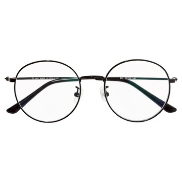GL1988 眼鏡師製作 抗藍光眼鏡 細框 黑色 48