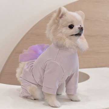 韓國品牌 【梨花娘總代理】🐾BAILEY 🐶秋冬新品 素色半高領彈性舒適柔軟寵物服飾(2色)