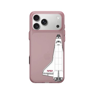 iPhone 17 Pro Max Clear (相機按鈕) 晶醺玫 - NASA - 太空梭2