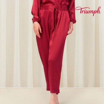 黛安芬-絲逸質感系列 長褲  M 祥瑞紅