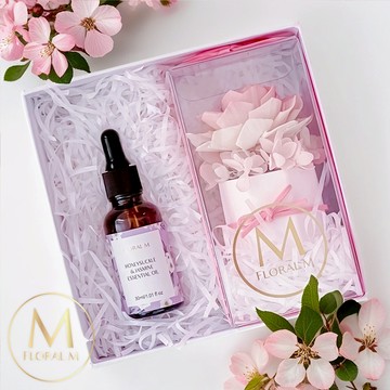 禮物1+1💕快速出貨【Floral M】克里斯蒂娜園香氛擴香花禮盒  摩羯座生日禮物