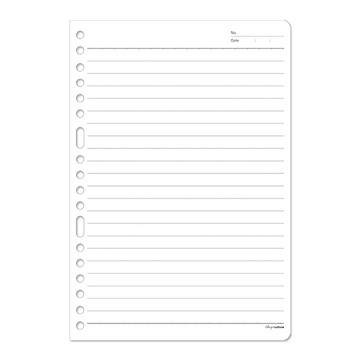 [家速配]A5/18孔通用活頁紙-橫線