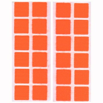 【文具通】力韋LN-044造型粘扣帶(方.橘) E1130027【APP滿額下單10%點數(單一帳號最高1000點)】4/30止