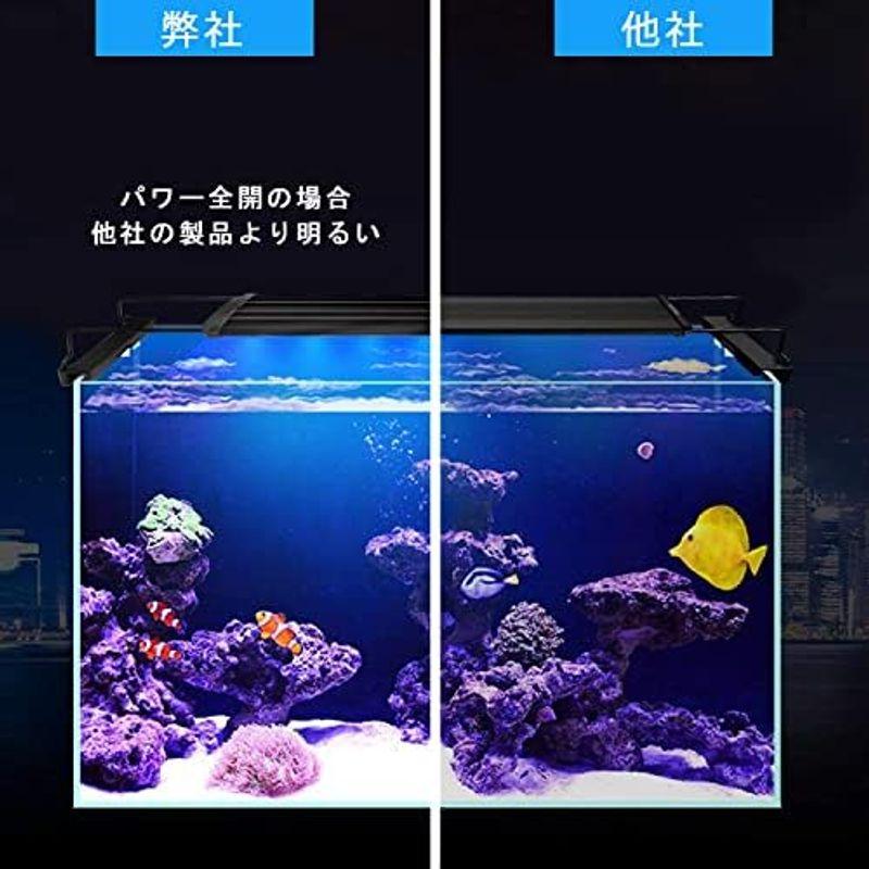 E26口金 54W 珊瑚 植物育成 水草用 水槽用 熱帯魚 LEDアクアリウムスポットライト 赤1 白6 青8 緑1 紫外線2 UV付き  QL-14SL