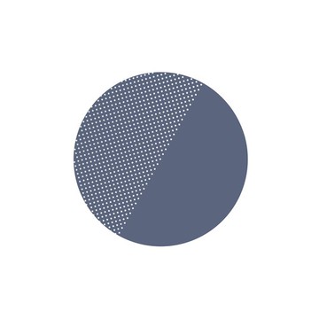 Toddlekind｜圓點系列圓形防刮抗汙地墊-花瓣藍