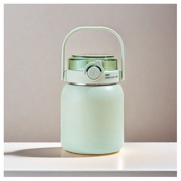 樂美雅~珍珠雙飲杯800ml(附揹帶)1入