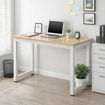 【AOTTO】簡約加厚鋼架辦公桌-100公分(書桌 辦公桌 電腦桌)