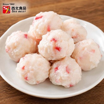 【西北食品】A級の球170g (經典老字號 嚴選頂級魚漿 軟Q彈牙爆漿餡 圍爐火鍋必備)