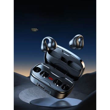 2025年新款骨傳導藍牙耳機夾耳式跑步專用運動男女開放式超長續航