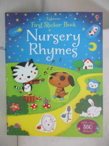 【書寶二手書T8／少年童書_DGG】First Sticker Book Nursery Rhymes (First Sticker Books) -- Paperback / softback [Paperback]_Bonnet, Rosalinde