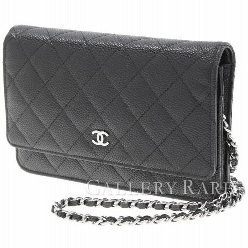 シャネル チェーンウォレット マトラッセ キャビアスキン ココマーク A Chanel 財布 キルティング チェーンショルダーバッグ 通販 Lineポイント最大0 5 Get Lineショッピング