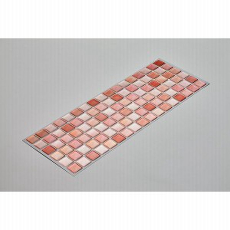 タイル シール モザイクタイルシール クリアピンク Diy 壁紙 シート 送料無料 通販 Lineポイント最大1 0 Get Lineショッピング