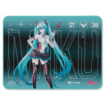 ASUS 華碩 TUF GAMING P1 MIKU 電競滑鼠墊 360 x 260mm  初音限定版  1個