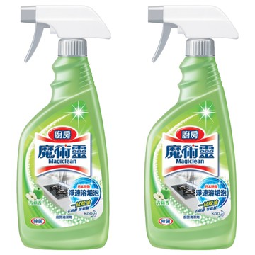 Kao 花王 魔術靈廚房清潔劑噴槍瓶 青蘋香  500ml  2瓶