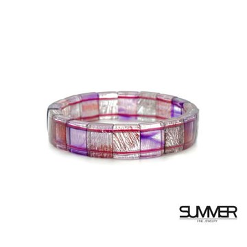 【SUMMER寶石】稀有老礦料三輪骨幹彩超七手排32.8g (13mm)