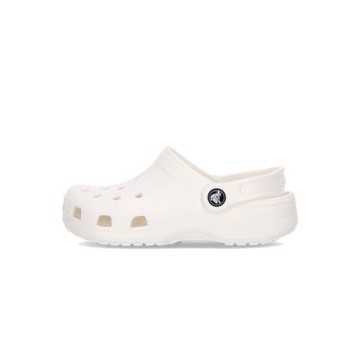 Crocs Classic Clog K 女鞋 大童 白色 洞洞鞋 布希鞋 休閒 卡駱馳 涼拖鞋 206991-100