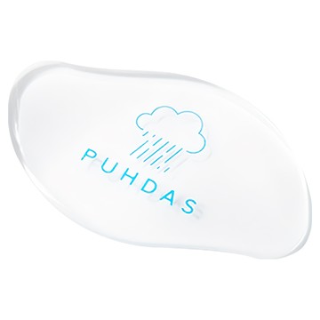 PUHDAS 去角質磨腳器 玻璃材質 小巧尺寸 高便攜性  1個  1個