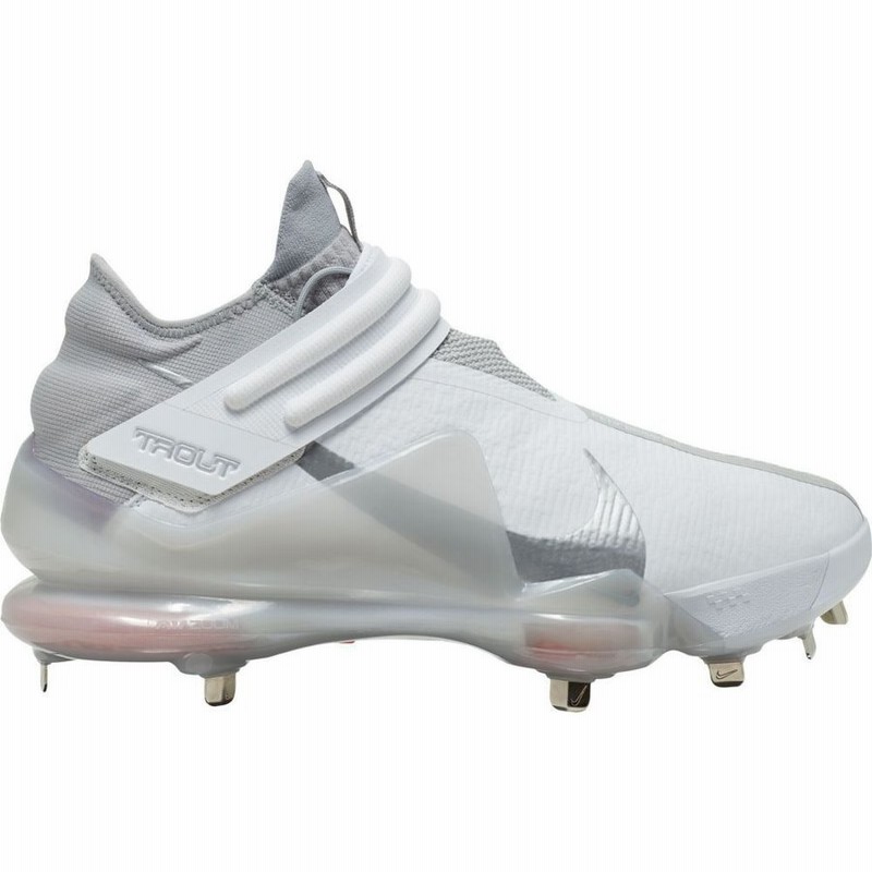 Nike ナイキ メンズ 野球 スパイク シューズ 靴 Force Zoom Trout Metal Baseball Cleats White Grey 通販 Lineポイント最大get Lineショッピング