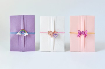 手工水引小紅包袋 CUTE 系列 ( 彩虹、愛心、蝴蝶結 )