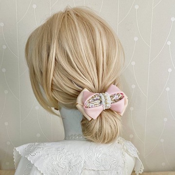 布藝蝴蝶結髮夾 大腸圈 髮圈 抓夾髮梳 香蕉夾 鯊魚夾 邊夾手工