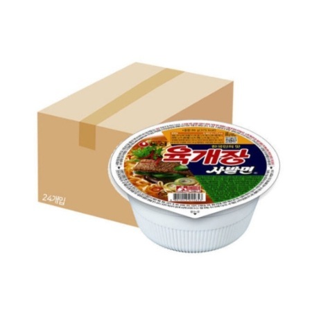 ユッケジャン カップ 86g 24個入り 1ボックス 韓国ラーメン カップラーメン麺 韓国人気料理であるユッケジャンの味をそのまま再現したラーメンです