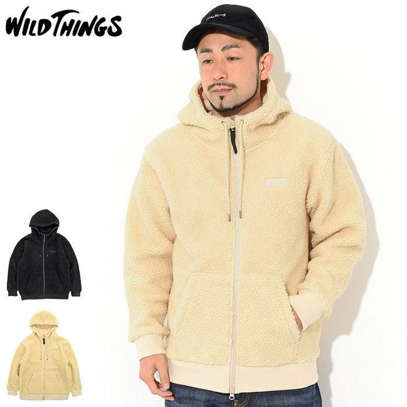 ワイルドシングス ジャケット WILD THINGS メンズ フラッフィー ボア