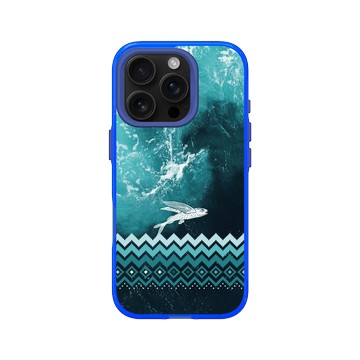 iPhone 16 Pro Clear 激光藍 - 花生騷 WasangShow - 海洋深海飛魚