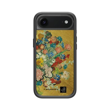 iPhone Air Mod NX -邊框背蓋組合 (相機按鈕) 黑 - Van Gogh Museum - Vincent 的花朵-50週年紀念款