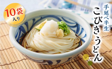 手延べ半生こびきうどん 10袋入り