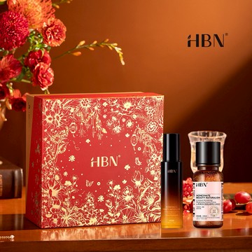 生日禮物首選【HBN官方】α-熊果苷亮白水乳雙星禮盒組(特證版發光水+原白乳)/美白/送禮/熊果素/禮物/溫和/淡紋/提亮/抗氧化/去黃/保濕/修護 禮物 新年 情人節 聖誕節 交換禮物 送禮