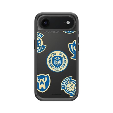 iPhone Air Mod NX -邊框背蓋組合 (相機按鈕) 黑 - 迪士尼-皮克斯 PIXAR - 怪獸大學校徽3