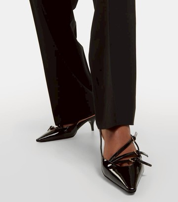 Miu Miu Patent leather slingback pumps