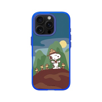 iPhone 16 Pro Clear 激光藍 - 史努比 Snoopy - 登山之旅