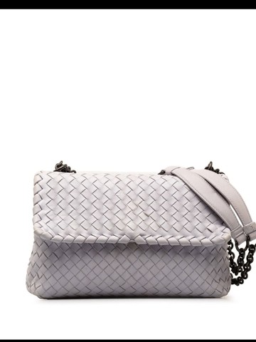Bottega Veneta Pre-Owned - 2012-2023 Medium Intrecciato Olimpia shoulder bag - women - Calf Leather - One Size - Purple