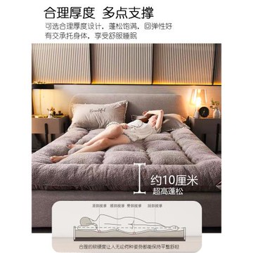 羊羔絨床墊軟墊家用墊子宿舍學生單人床褥子被褥鋪底冬季加厚墊被