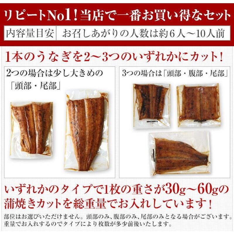 うなぎ 蒲焼き 国産 カットメガ盛り1kg ウナギ 鰻 蒲焼 送料無料