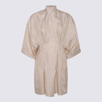 Lanvin Beige Silk Dress