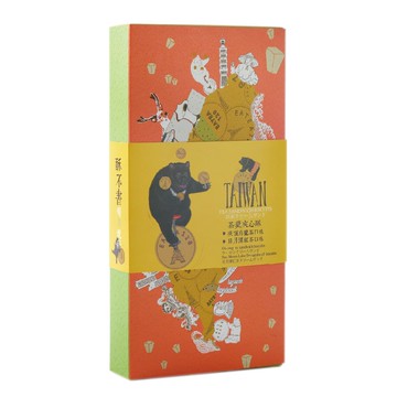 百二歲 茶葉夾心酥(凍頂烏龍/日月潭紅茶) 6入 盒裝