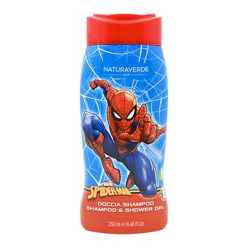 NATURAVERDE 燕麥保濕雙效洗髮沐浴露 蜘蛛人 溫和滋潤 不含人工香精 250ml  1瓶