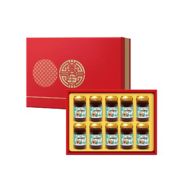 【華齊堂】成人葡萄糖胺飲+龜鹿四珍禮盒(60ml*10入) X3盒