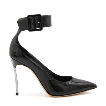 Casadei - Black Leather Blade Eloisa Pumps