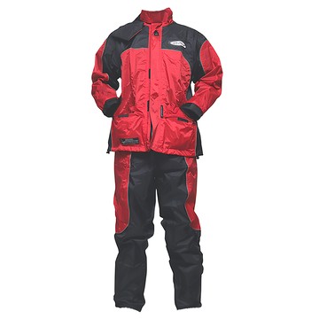 天龍牌 新重裝上陣F1機車型風雨衣  M  紅色