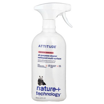 ATTITUDE, Nature + Technology™ 多功能清潔液，無香，27.1 液量盎司（800 毫升）