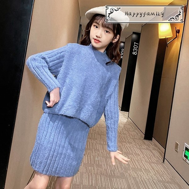 子供服 セットアップ キッズ 女の子 長袖 春秋 上下セット トップス ベスト ニットワンピース セーター 韓国子供服 ジュニア おしゃれ 可愛い カジュアル 新品 通販 Lineポイント最大0 5 Get Lineショッピング