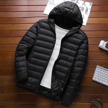 ✨優品✨大尺碼外套男 加絨上衣外套男 男生外套 冬季加絨款羽絨棉服男士短款寬鬆休閒保暖輕便薄款棉衣連帽外套40